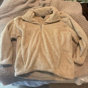 Express Tan Fleece Jacket